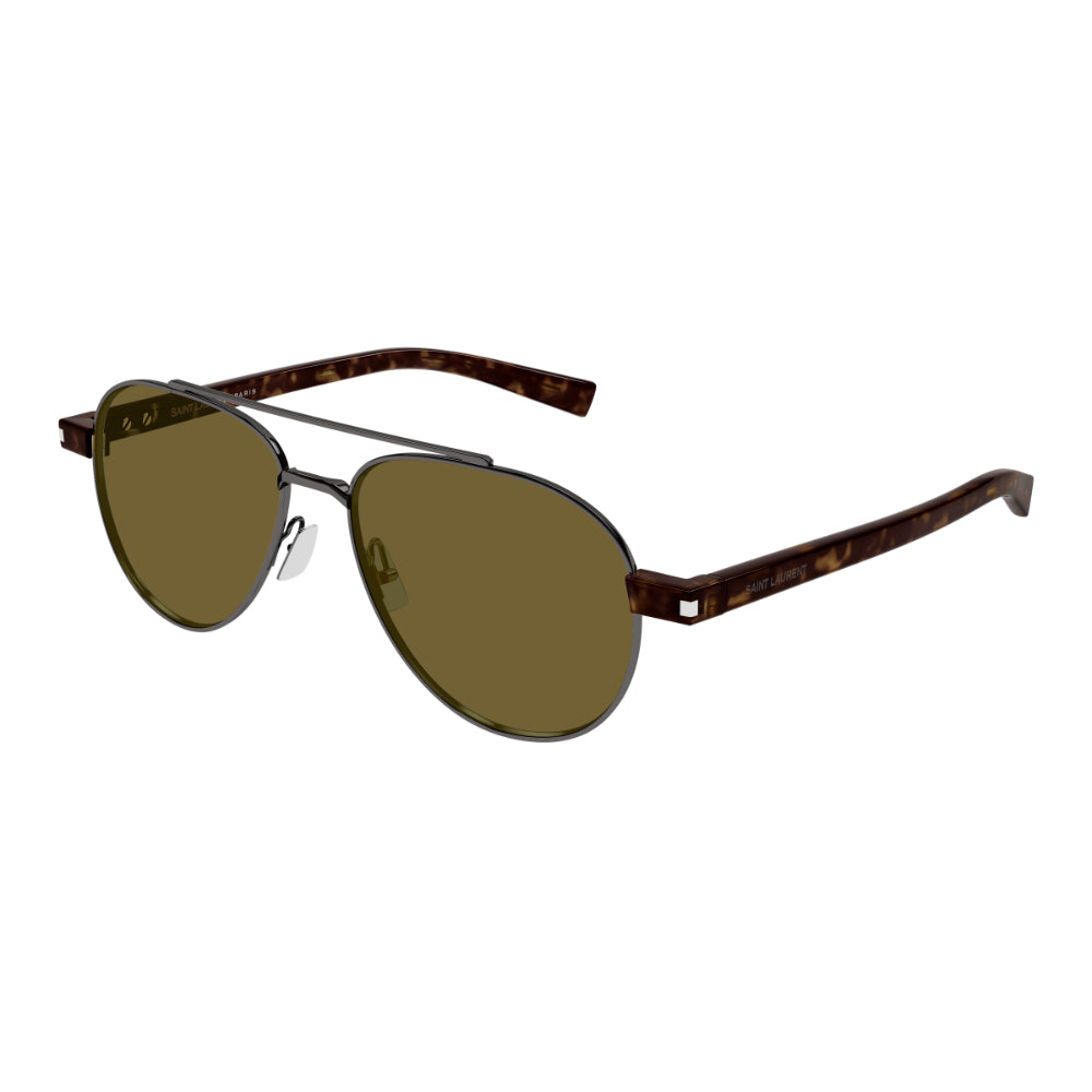 Saint Laurent SL 843 Men's Sunglasses - Havana & Gunmetal