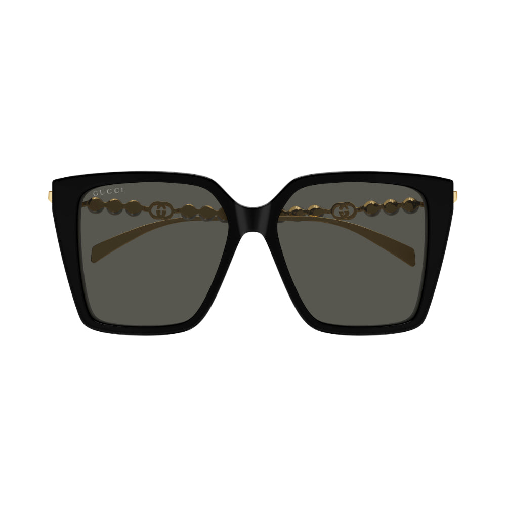 Gucci GG1967S Women's Sunglasses - Black & Gold