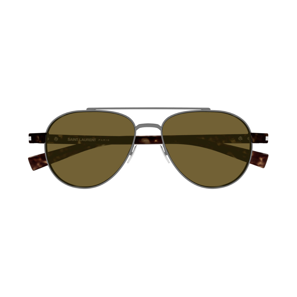 Saint Laurent SL 843 Men's Sunglasses - Havana & Gunmetal