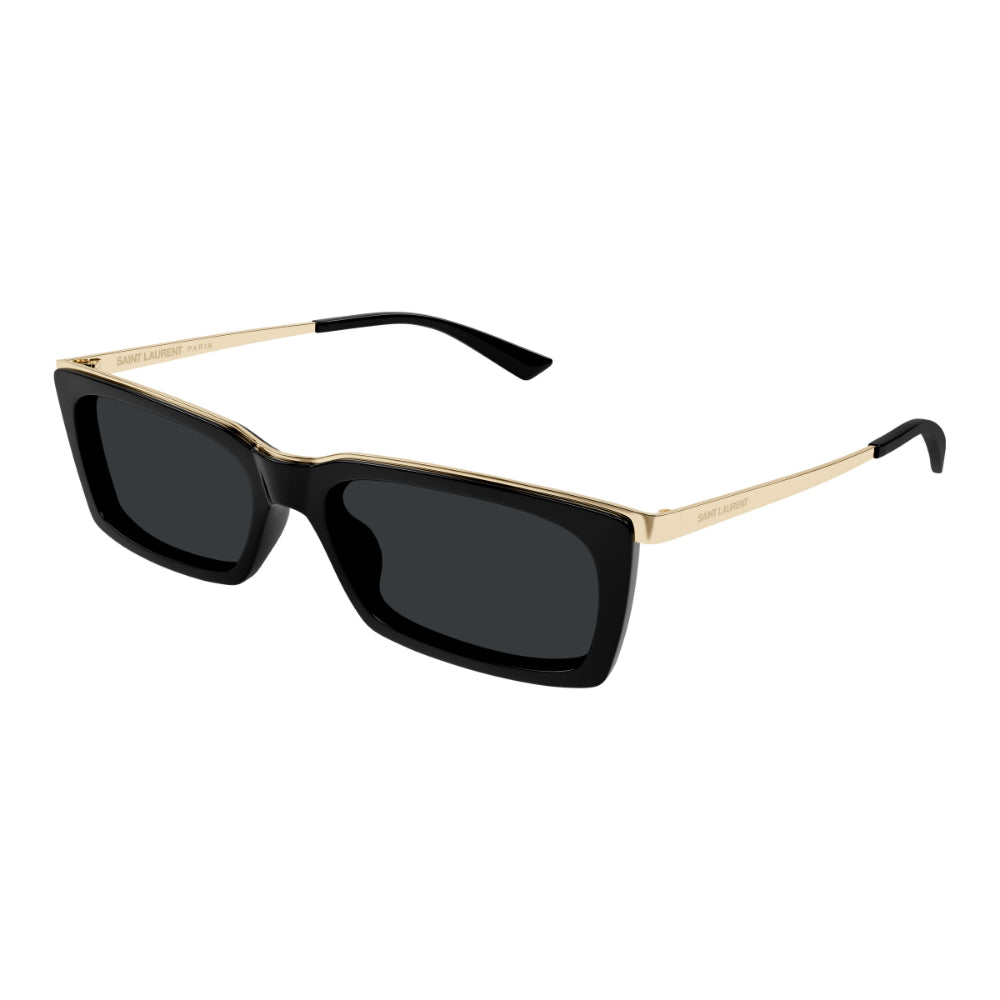 Saint Laurent SL 766 Unisex Sunglasses - Black and Gold