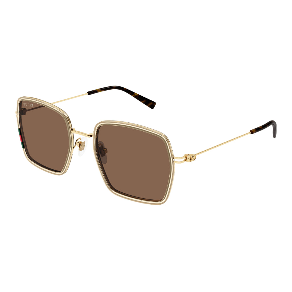 Gucci GG1848S Women's Sunglasses - Beige and Gold