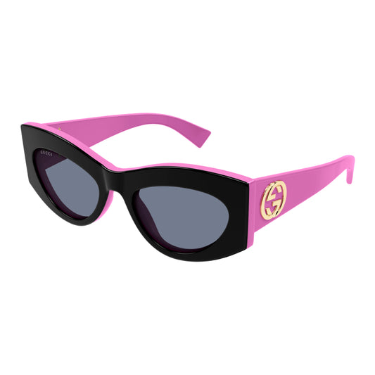 Gucci GG1843S Women's Sunglasses - Black and Fuchsia