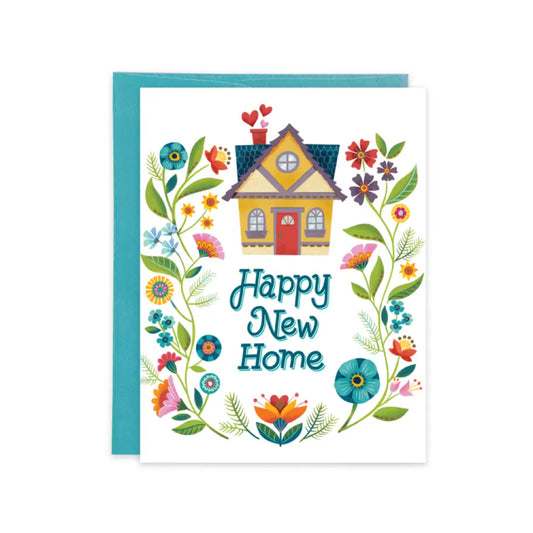 Gina B Designs New Home Greeting Card - New Home in Bloom