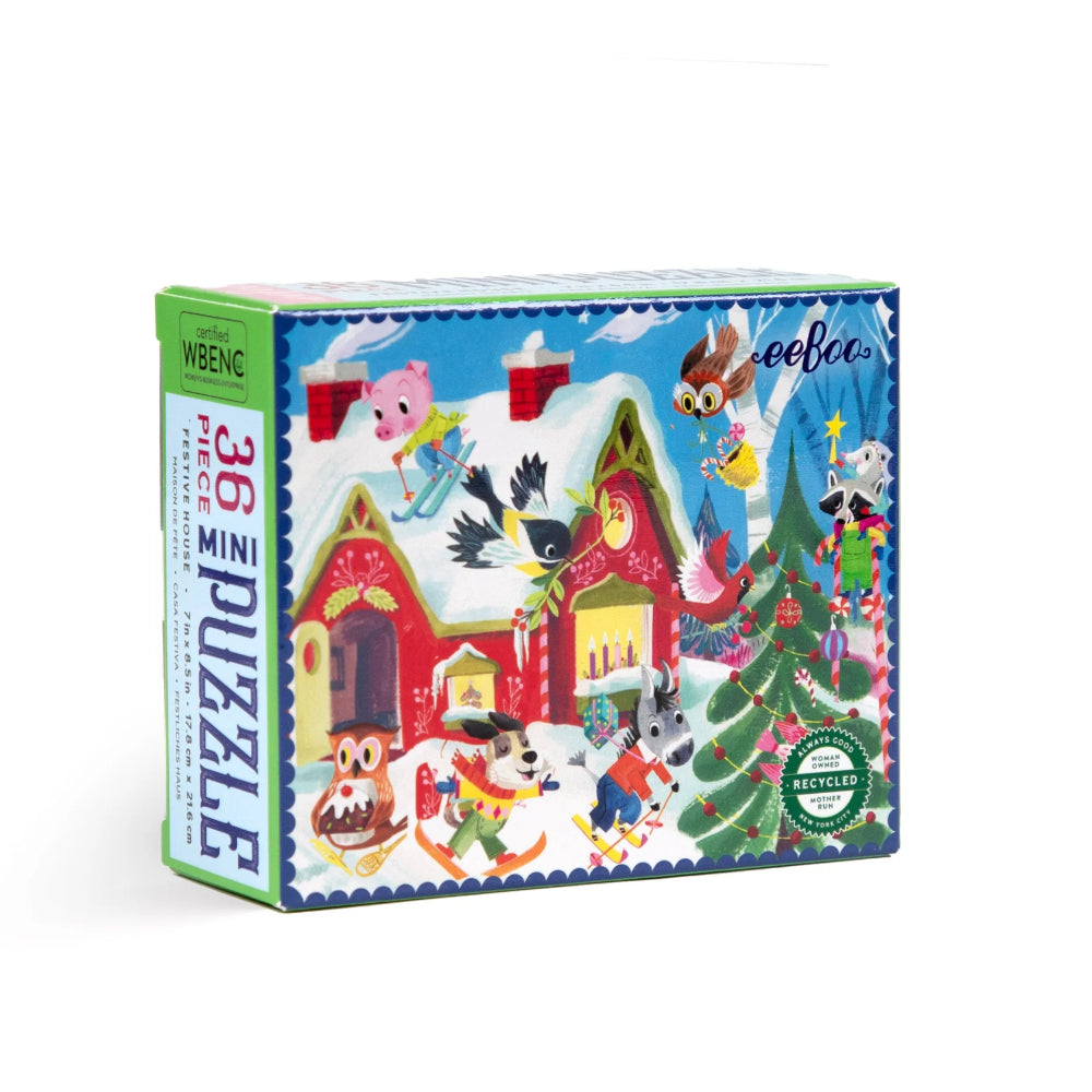 Eeboo Woodland Holiday Puzzles