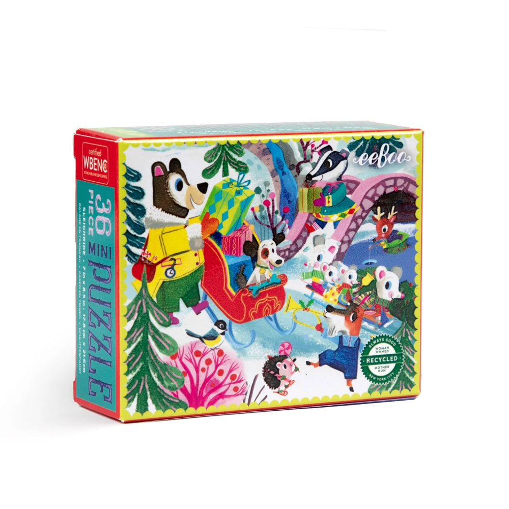 Eeboo Woodland Holiday Puzzles