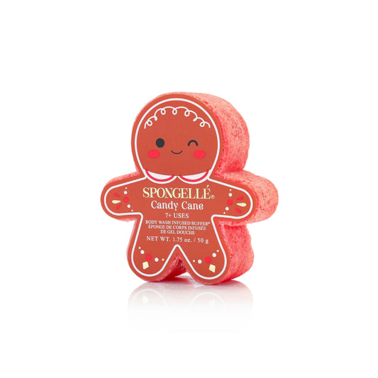 Spongelle Holiday Gingerbread-Candy Cane