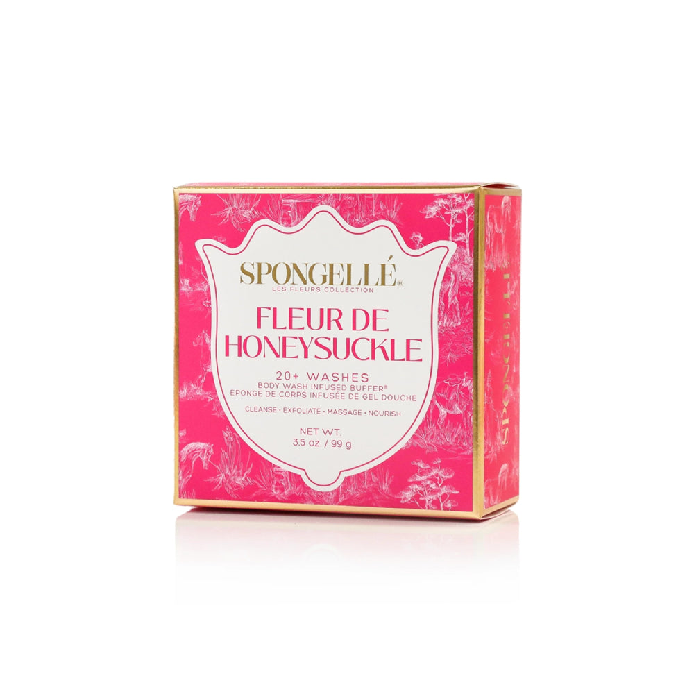 Spongellé Fleur de Honeysuckle packaging on a white background