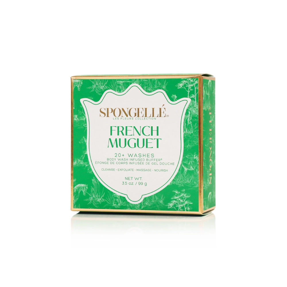 Spongelle Les Fleurs Body Buffer-French Muguet