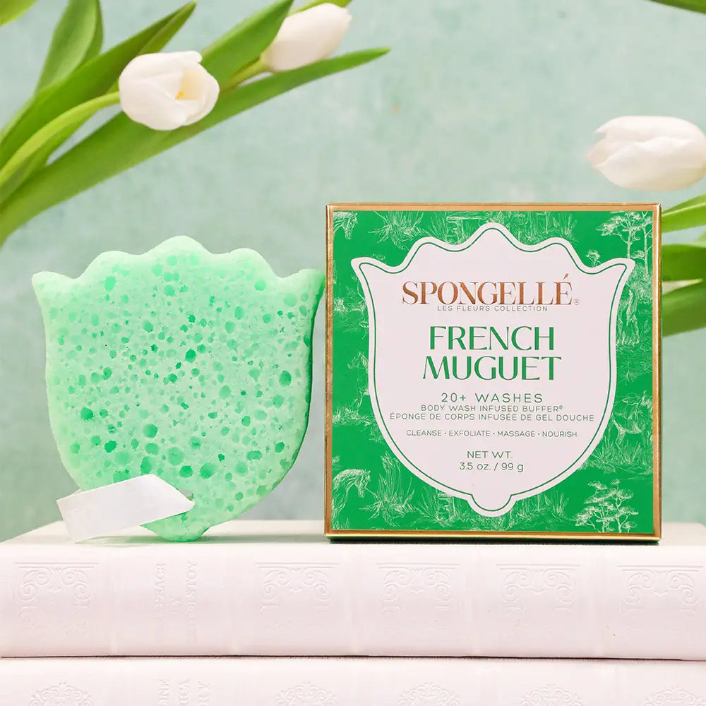 Spongelle Les Fleurs Body Buffer-French Muguet