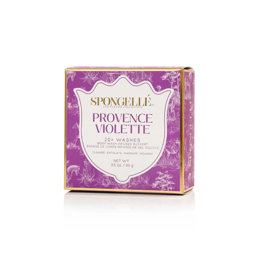 Spongelle Les Fleurs Body Buffer-Provence Violette