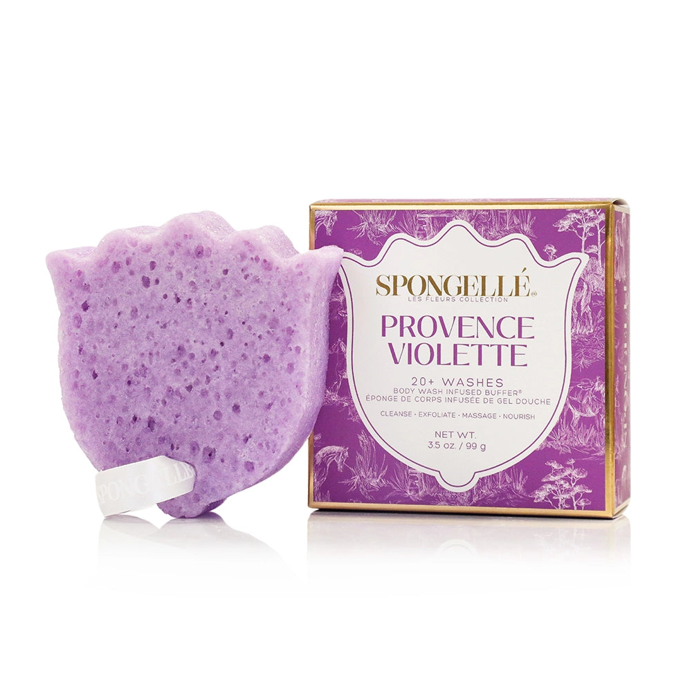 Spongelle Les Fleurs Body Buffer-Provence Violette