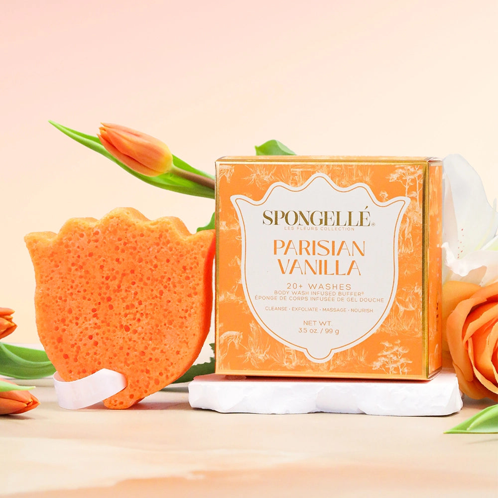 Spongelle Les Fleurs Body Buffer-Parisian Vanilla