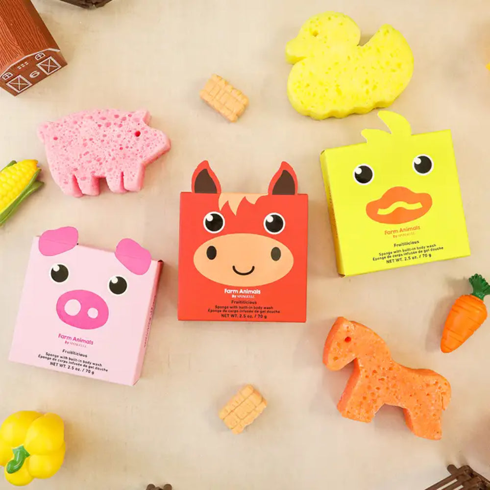 Spongelle Farm Animal Bodywash Infused Buffer