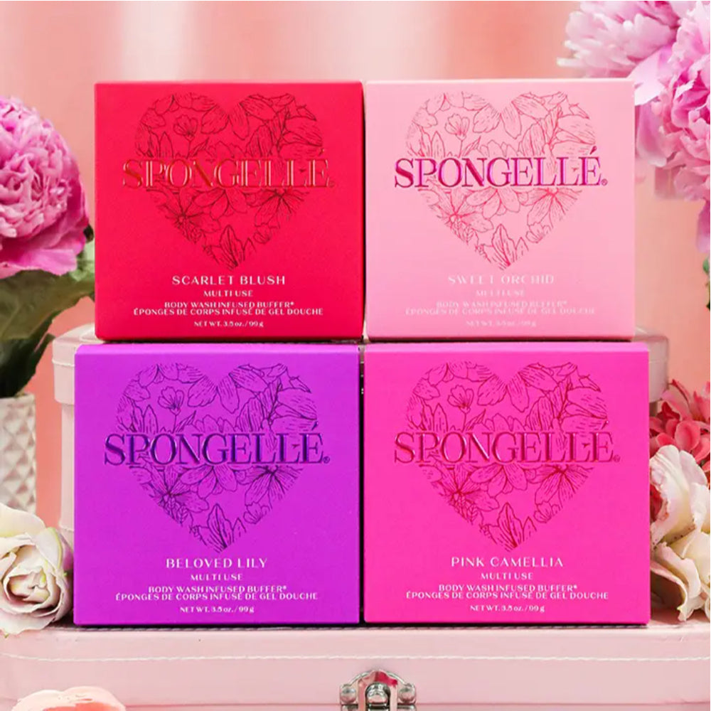 Spongelle Heart Body Wash Infused Buffer