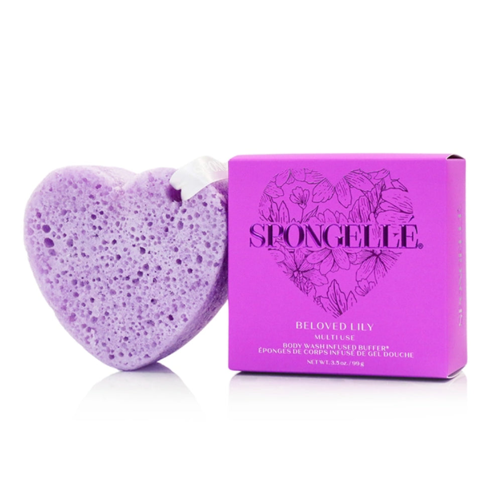 Spongelle Heart Body Wash Infused Buffer