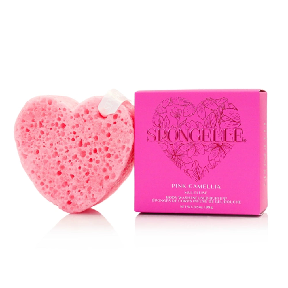 Spongelle Heart Body Wash Infused Buffer