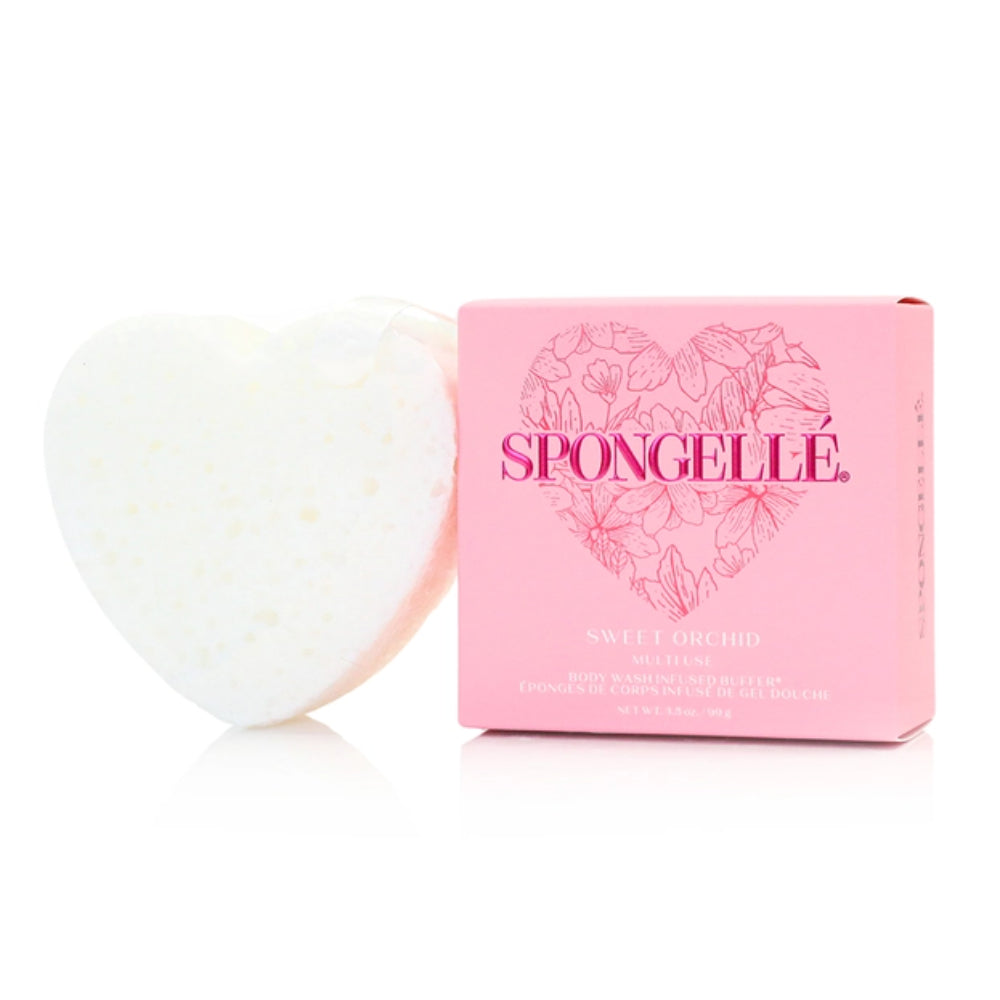 Spongelle Heart Body Wash Infused Buffer