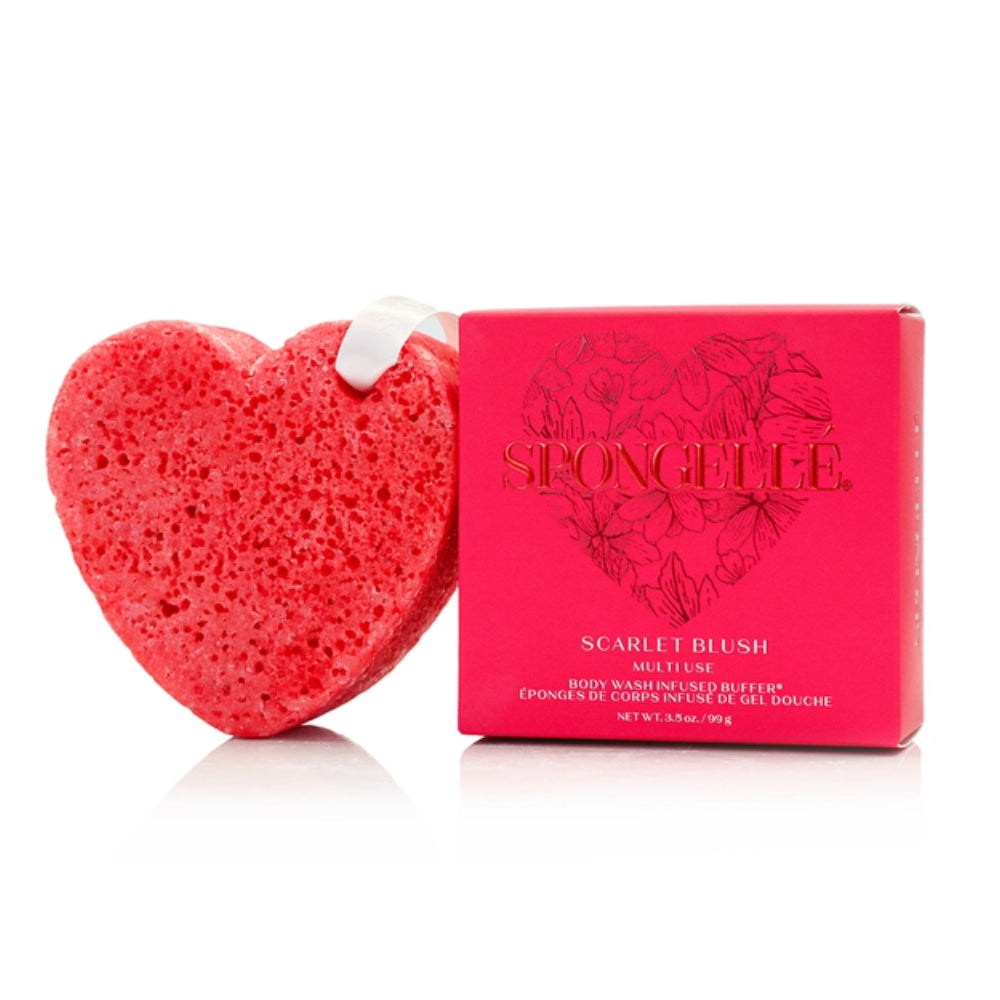 Spongelle Heart Body Wash Infused Buffer