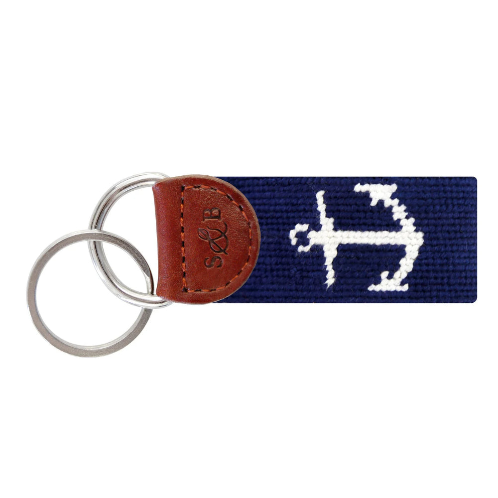 Smathers & Branson Anchor Key Fob - Dark Navy