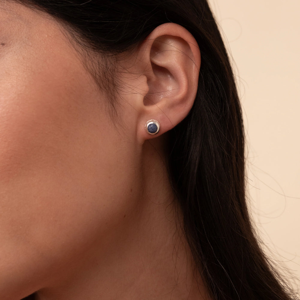 Anna Beck Dumortierite Stud Earrings