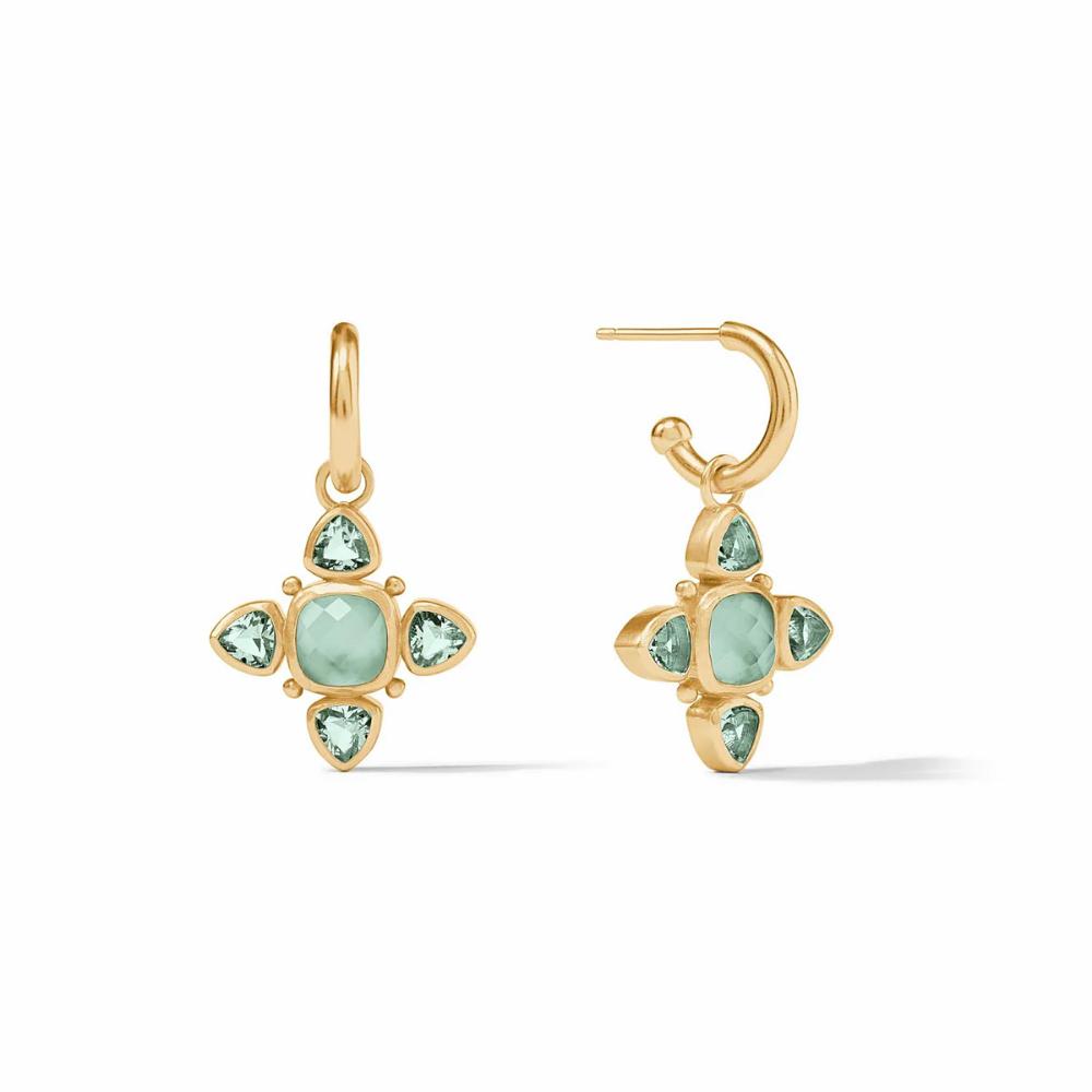 Julie Vos Aquitaine Hoop & Charm Earring