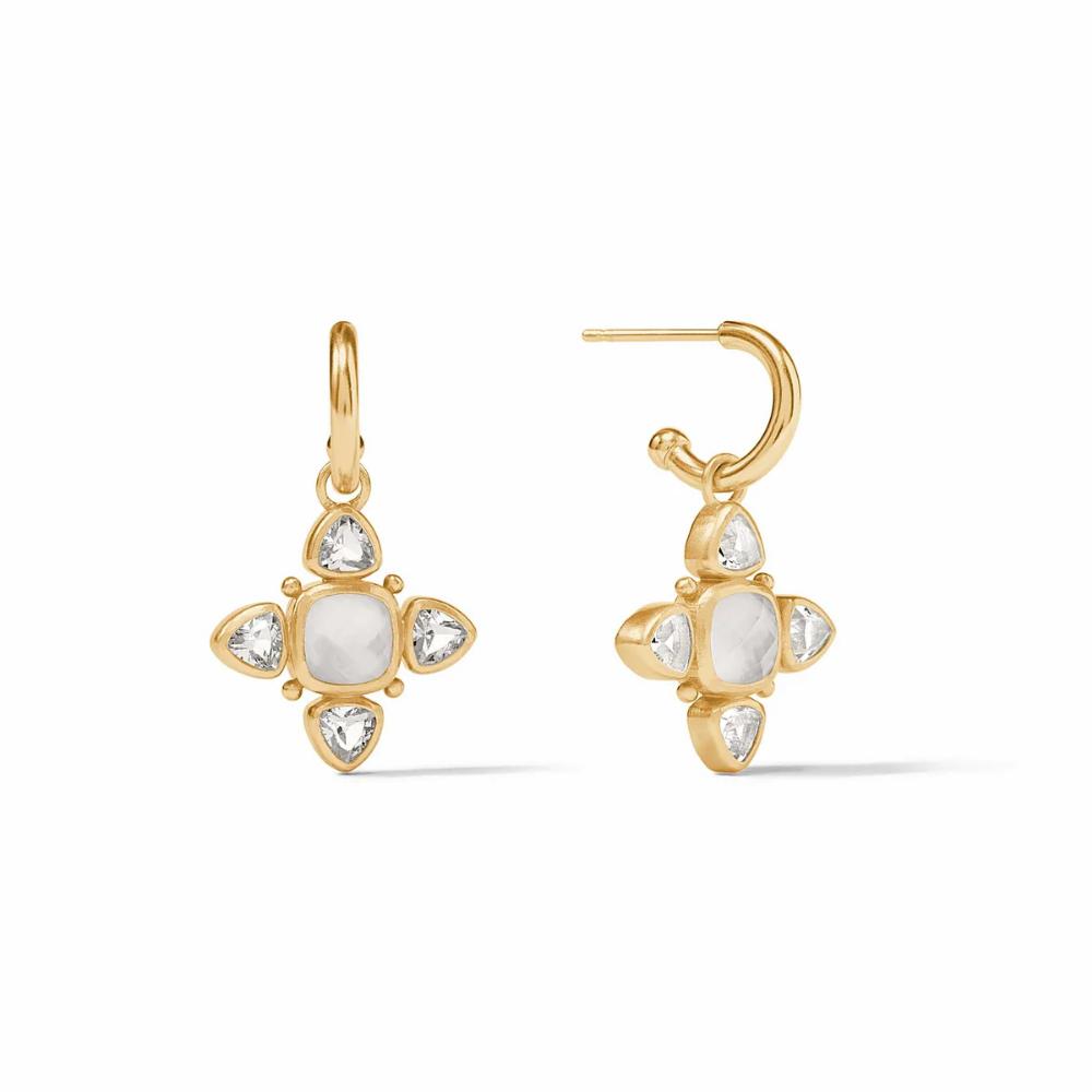 Julie Vos Aquitaine Hoop & Charm Earring