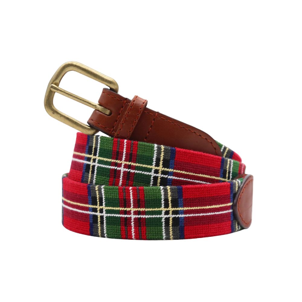 Smathers & Branson Christmas Plaid Belt