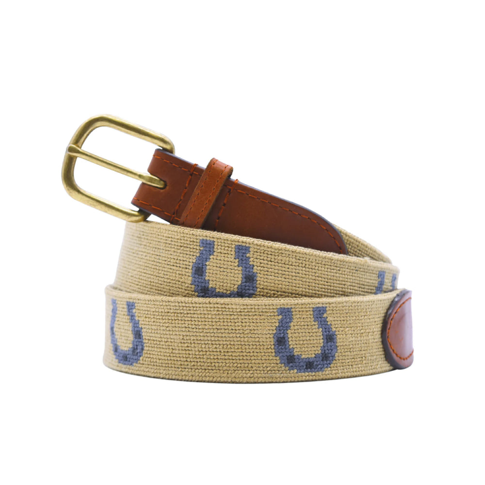 Smathers & Branson Horseshoe Belt (Dark Khaki)
