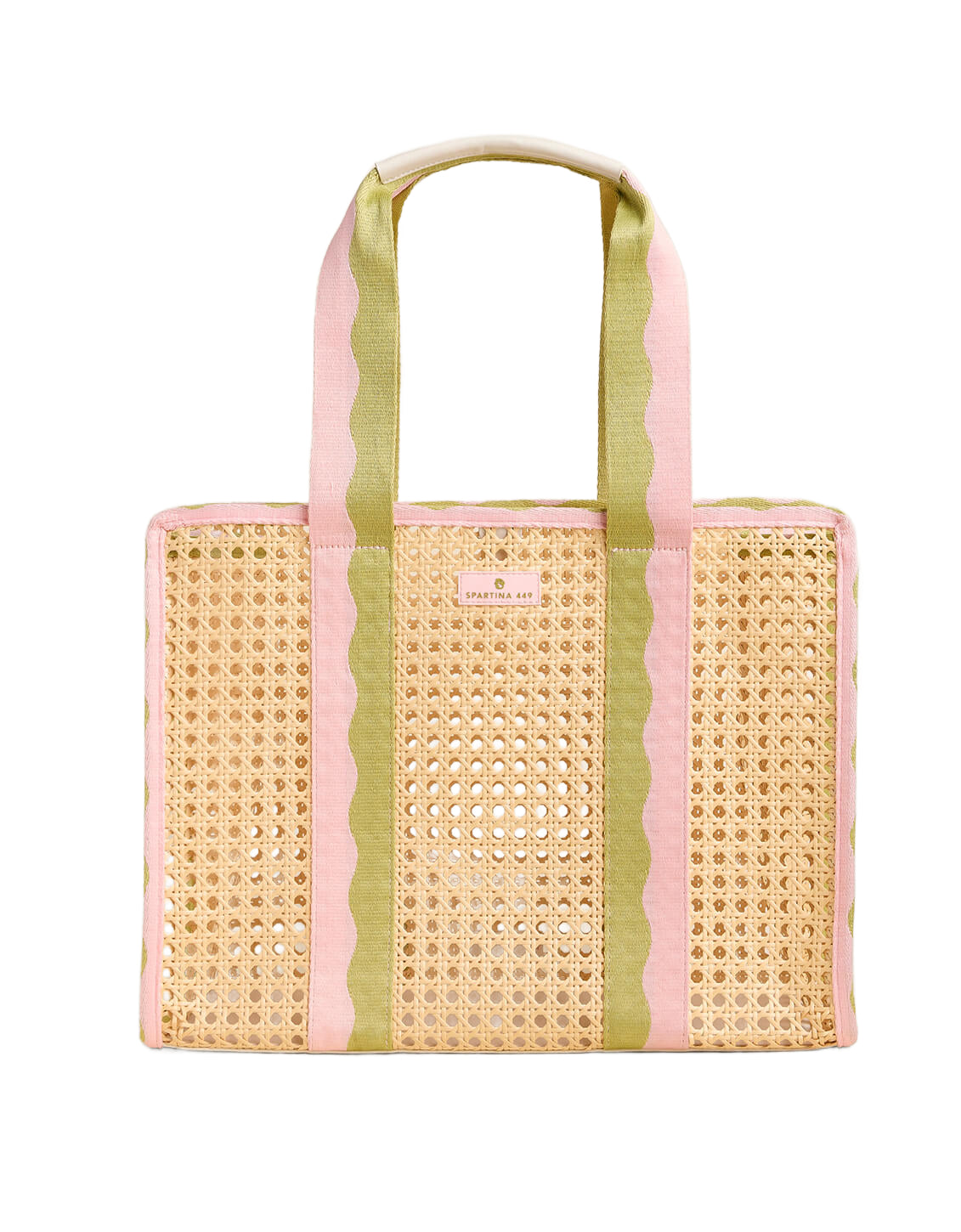 Spartina Splash Cane Large Trim Tote - Castillo Tropical