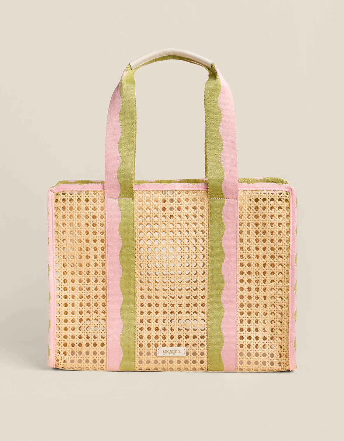 Spartina Splash Cane Large Trim Tote - Castillo Tropical