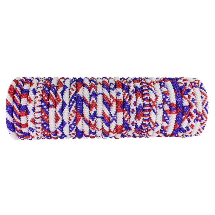 Americana Patriotic Roll-On® Bracelets (Sold Individually)