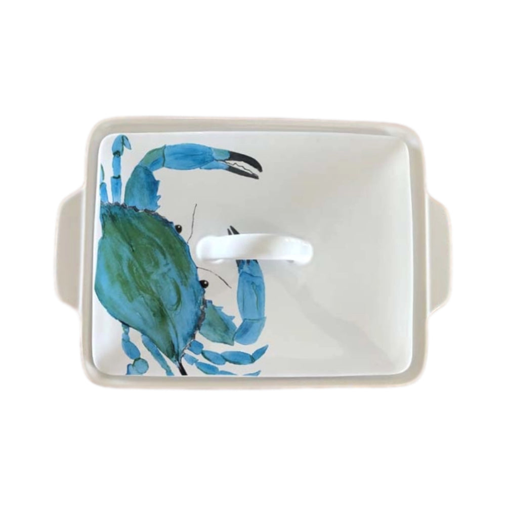 B McVan Designs Crab Covered Baker
