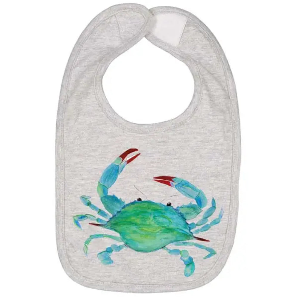 B McVan Designs Clawdia Crab Baby Bib