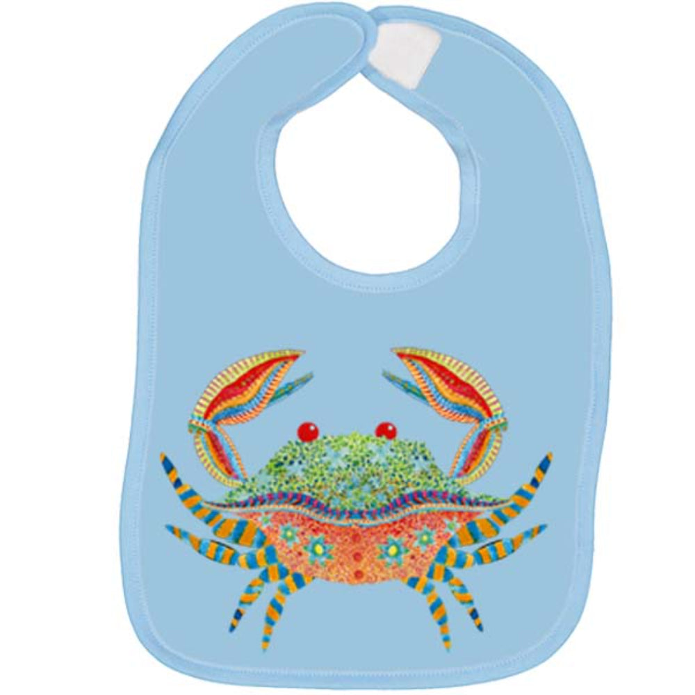 B McVan Designs Boho Crab Baby Bib