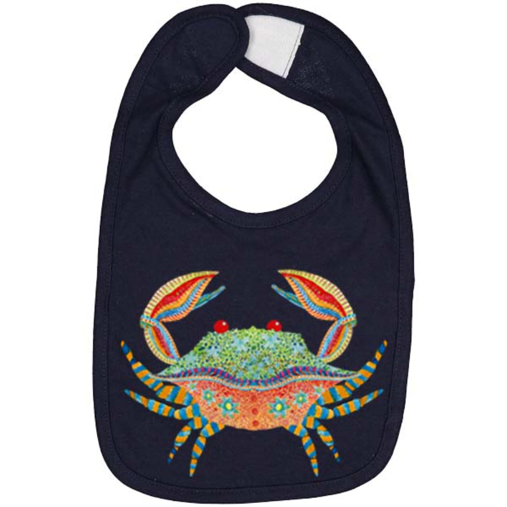 B McVan Designs Boho Crab Baby Bib