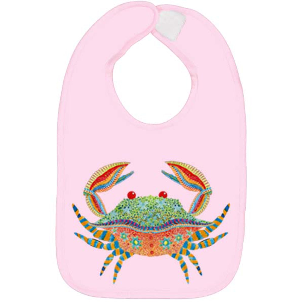 B McVan Designs Boho Crab Baby Bib