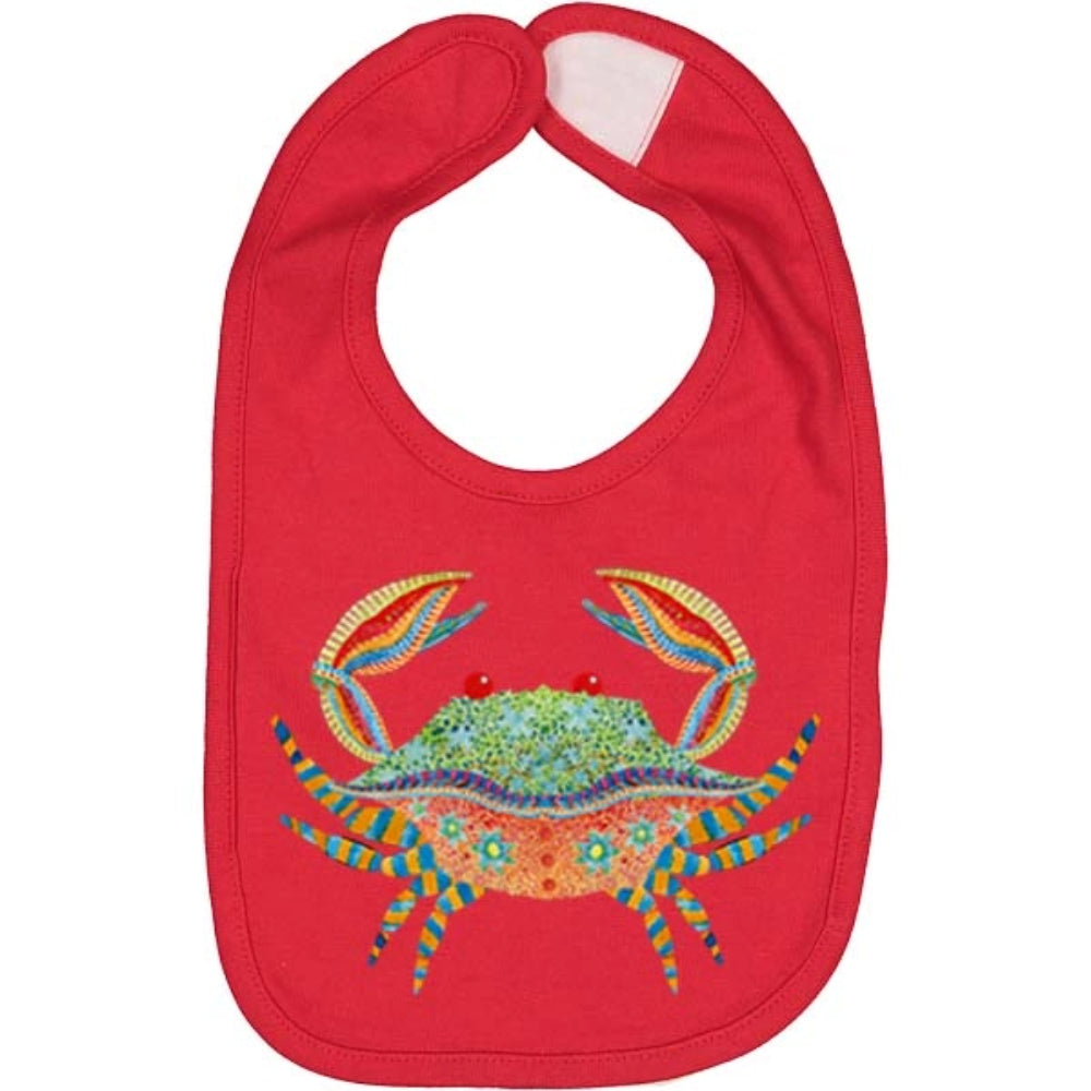 B McVan Designs Boho Crab Baby Bib