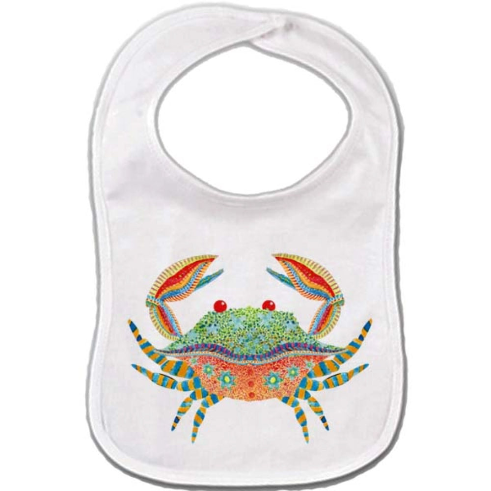 B McVan Designs Boho Crab Baby Bib