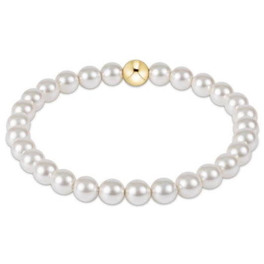 enewton 6.25" Classic Pearl 6mm Bead Bracelet