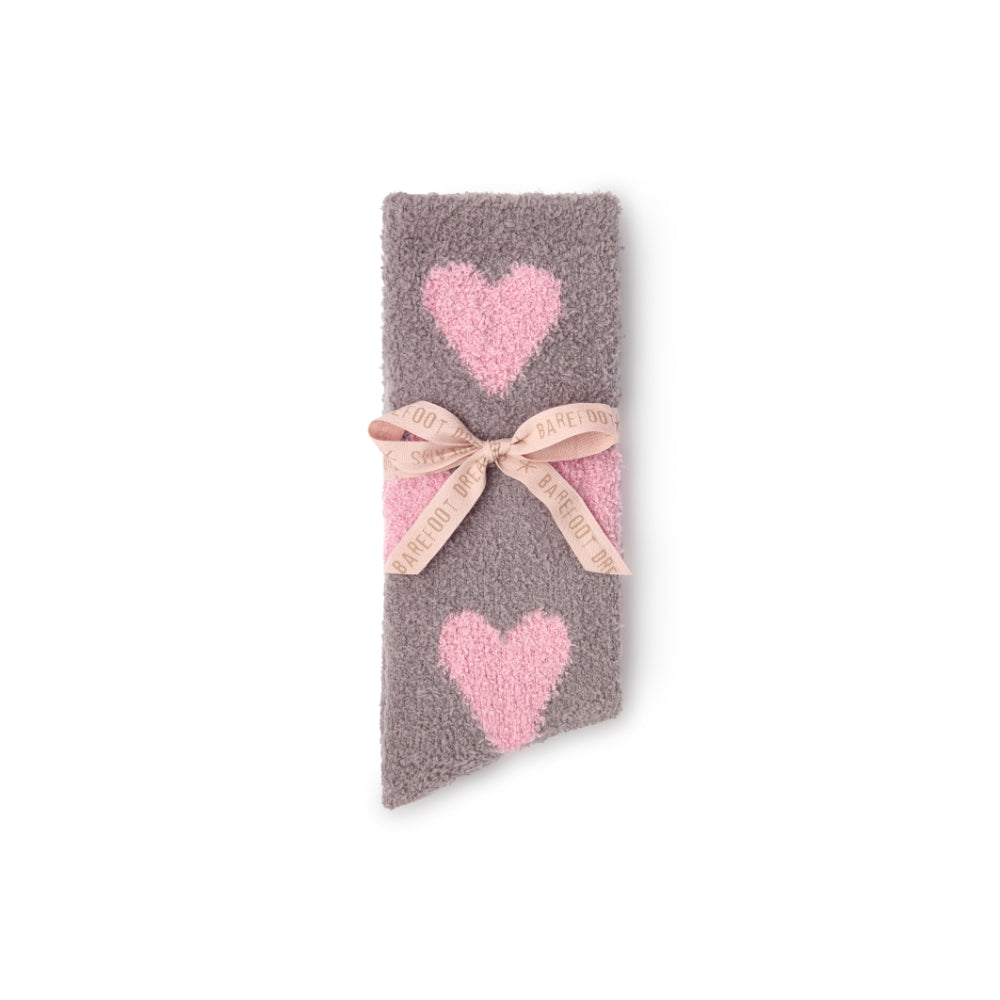 Barefoot Dreams CozyChic Heart Print Socks