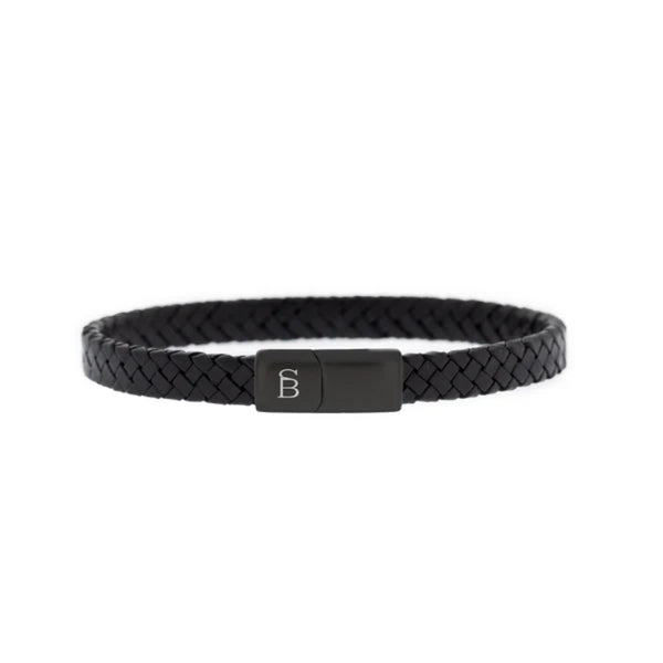 Steel & Barnett Men's Black Edition Leather Bracelet – Smyth Jewelers