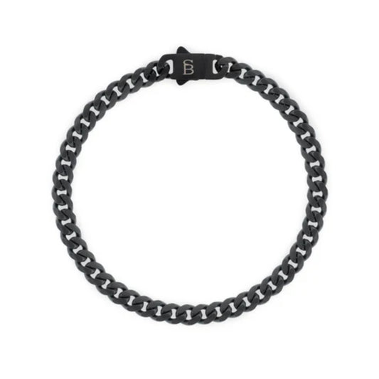 Steel & Barnett Men's Black Edition 5mm Stainless Steel Bracelet