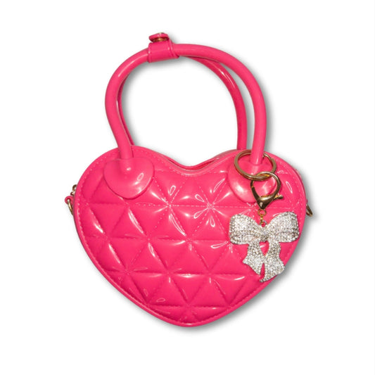 Carrying Kind Bella + Bow Hand Bag - Hot Pink