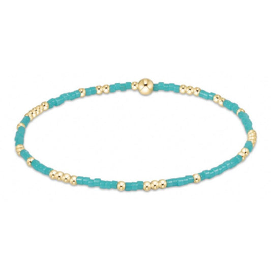 enewton 7.25" Extends Hope Unwritten Bracelet - Turquoise