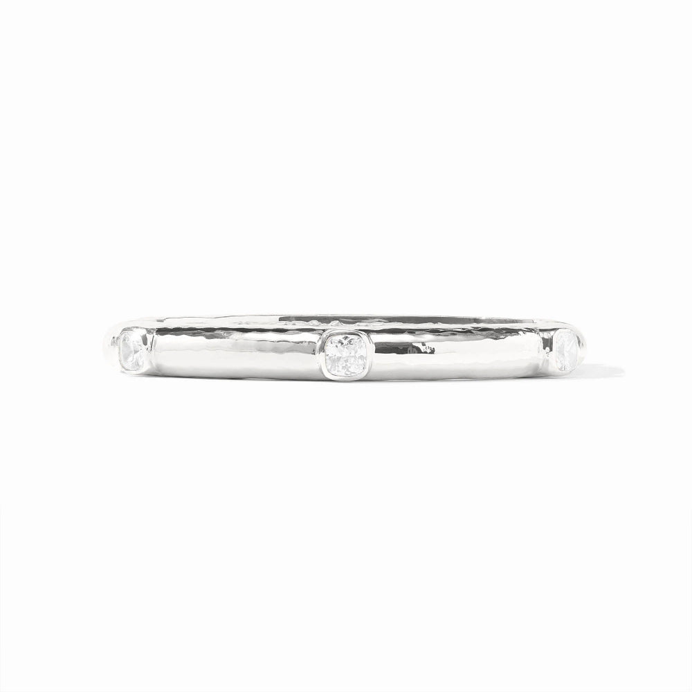 Silver bangle bracelet