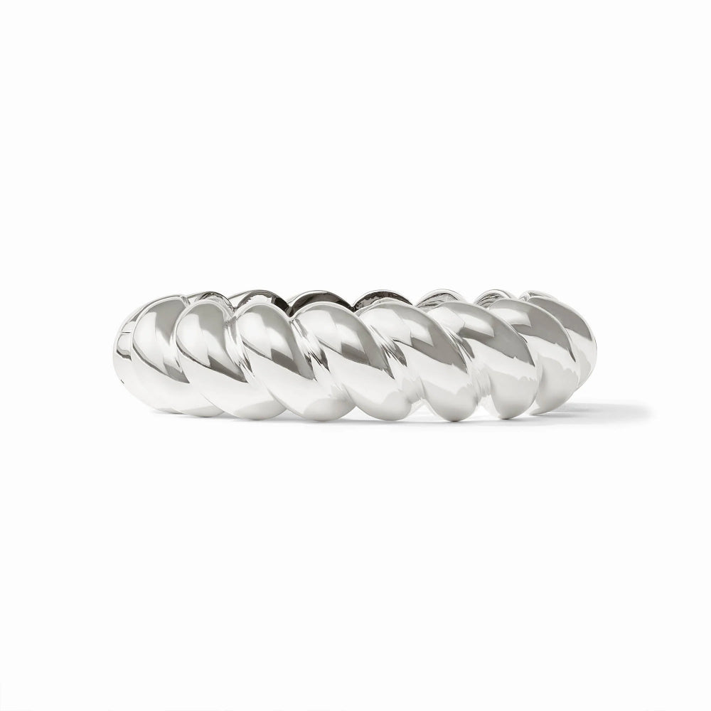 silver statement bangle