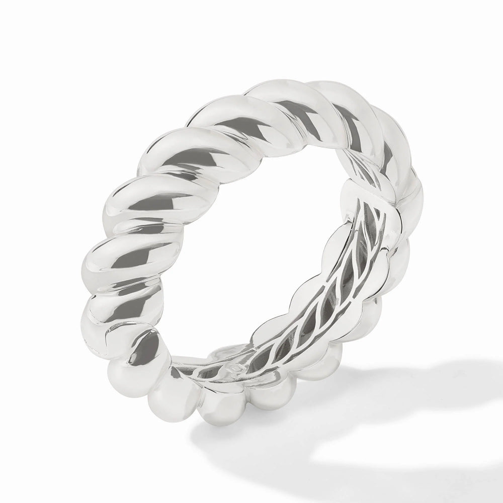 silver statement bangle