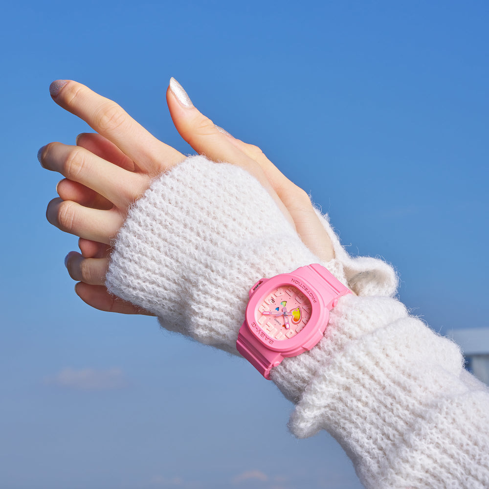 G-Shock BGA-10 Playful Hearts Series Pink Resin Watch