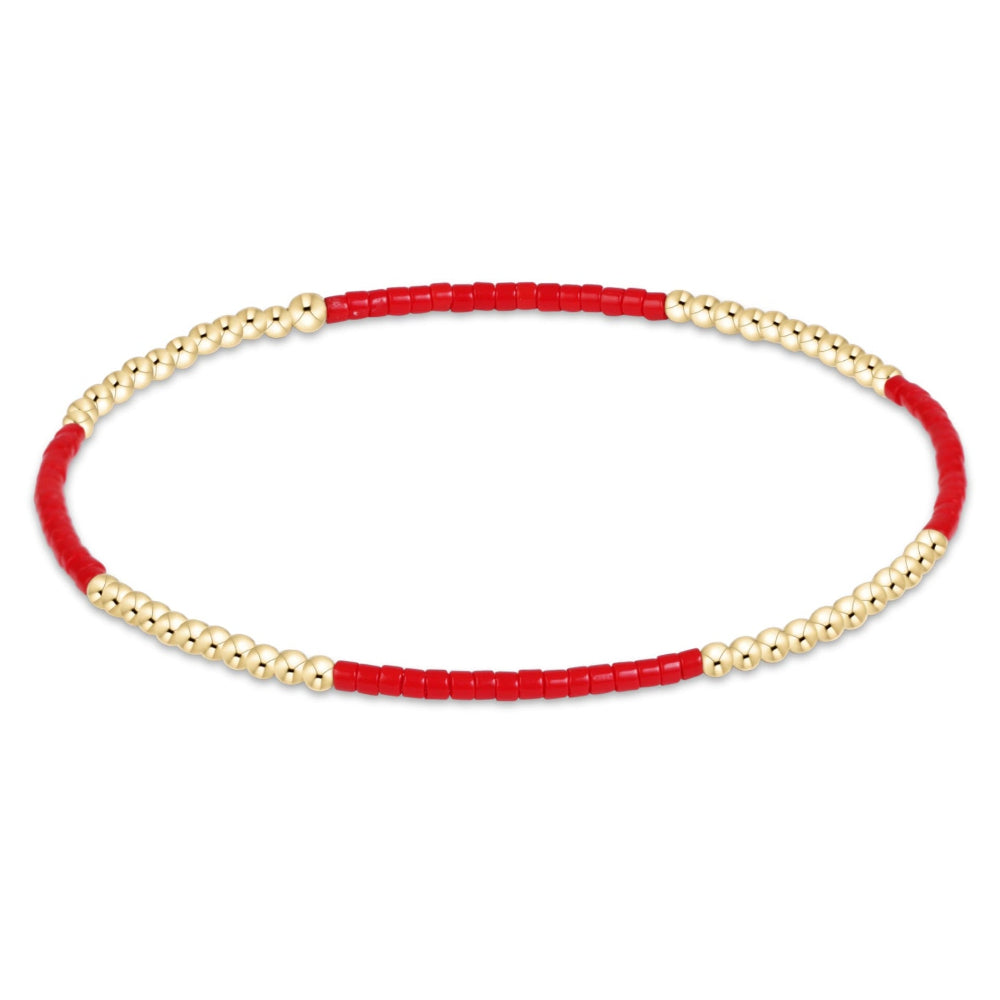 enewton 6.25" Gameday Hope Blissful Bracelet - Red