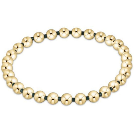 enewton 6.25" Gameday Hope Grateful 5mm Bead Bracelet - Dark Green